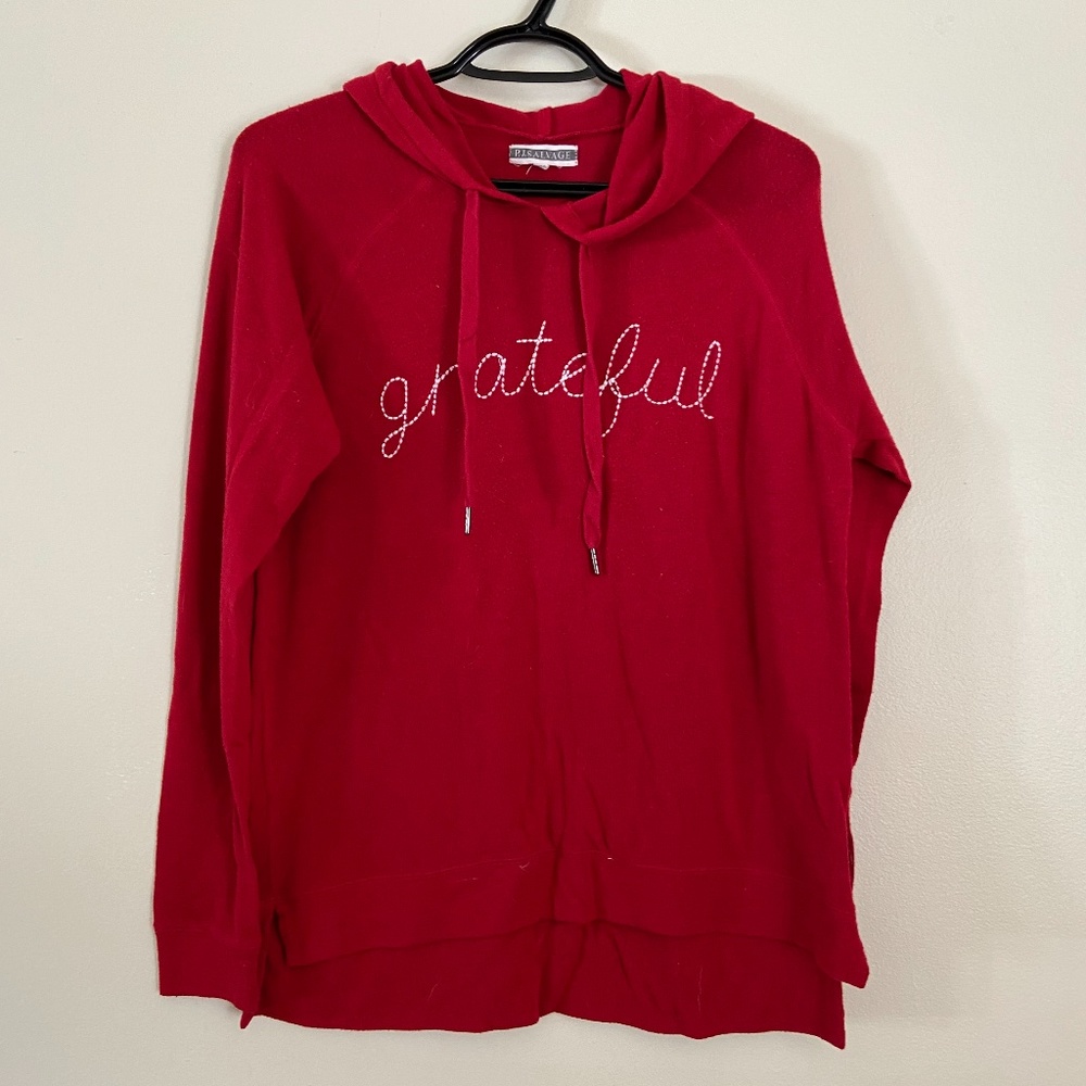 Red Grateful Hoodie PJ Sweater